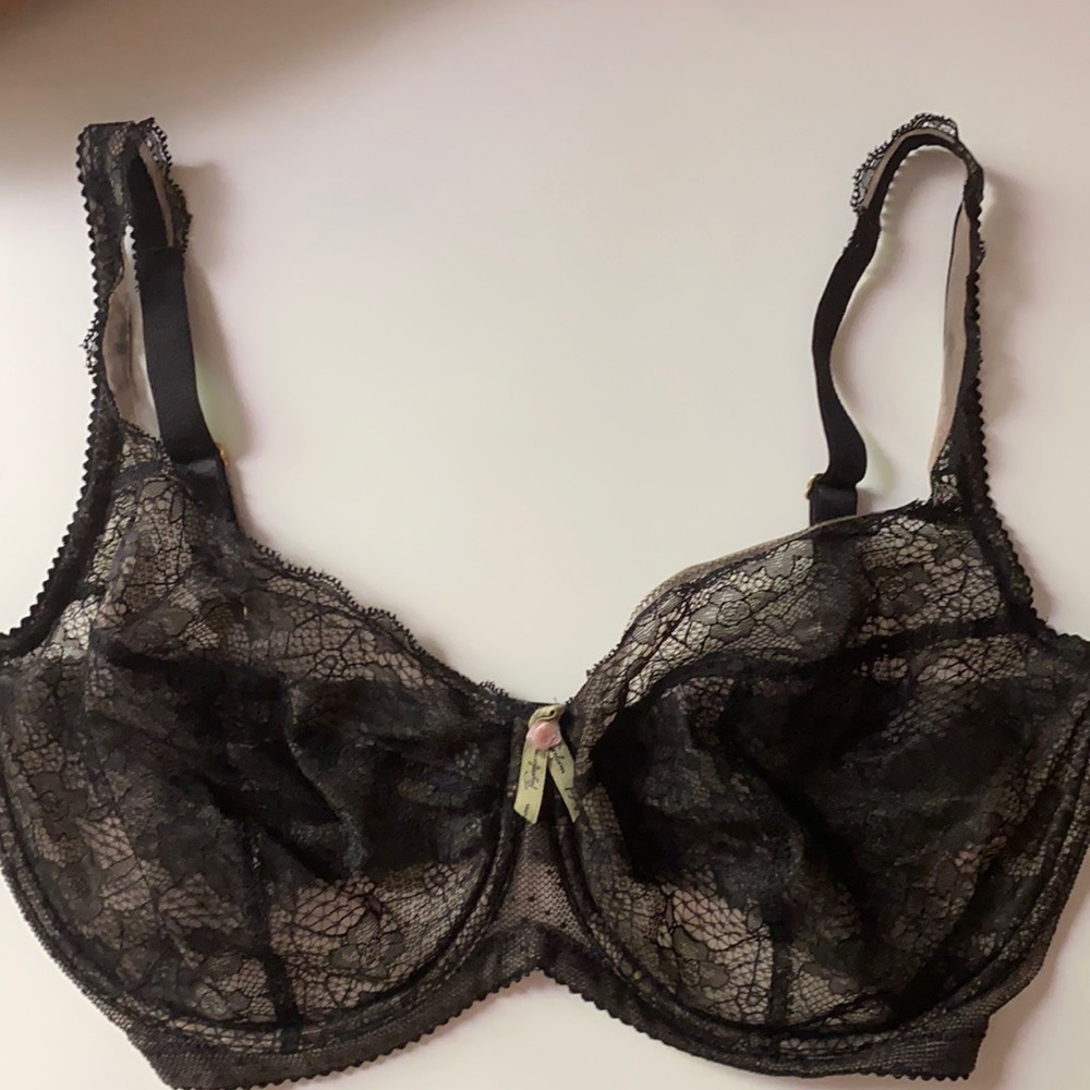 Fayreform black lace bra